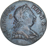 1773 Halfpenny (Contemporary Counterfeit) - George III British Copper Coin