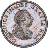 1799 Halfpenny - George III British Copper Coin - Superb