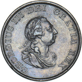 1799 Halfpenny - George III British Copper Coin - Very Nice