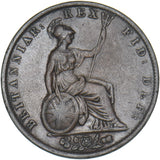 1834 Halfpenny - William IV British Copper Coin - Nice
