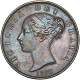 1838 Halfpenny - Victoria British Copper Coin - Nice