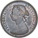 1888 Halfpenny - Victoria British Bronze Coin - Very Nice