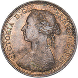 1889 Halfpenny - Victoria British Bronze Coin - Very Nice