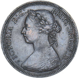 1891 Halfpenny - Victoria British Bronze Coin - Very Nice
