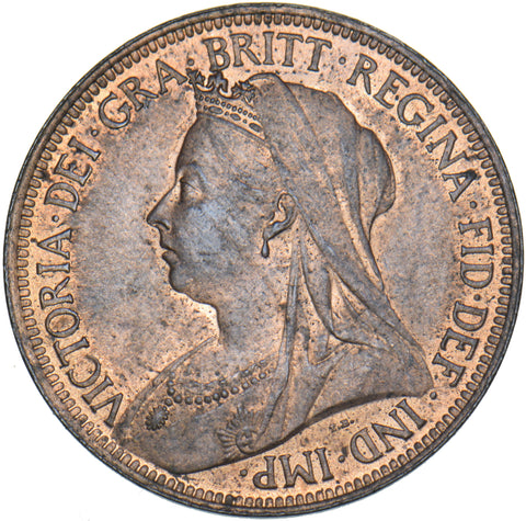 1896 Halfpenny - Victoria British Bronze Coin - Superb