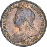 1901 Halfpenny - Victoria British Bronze Coin - Superb