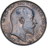 1903 Halfpenny - Edward VII British Bronze Coin - Very Nice