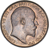 1903 Halfpenny - Edward VII British Bronze Coin - Superb