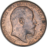 1907 Halfpenny - Edward VII British Bronze Coin - Very Nice
