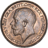 1911 Halfpenny - George V British Bronze Coin - Superb