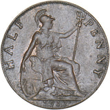 1913 Halfpenny - George V British Bronze Coin - Very Nice