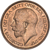 1918 Halfpenny - George V British Bronze Coin - Superb