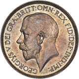 1924 Halfpenny - George V British Bronze Coin - Superb