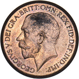 1925 Halfpenny - George V British Bronze Coin - Very Nice