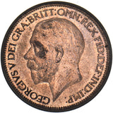 1926 Halfpenny - George V British Bronze Coin - Very Nice