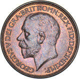 1927 Halfpenny - George V British Bronze Coin - Very Nice