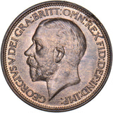 1927 Halfpenny - George V British Bronze Coin - Superb