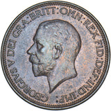 1932 Halfpenny - George V British Bronze Coin - Very Nice