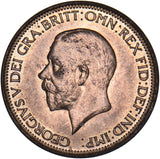 1933 Halfpenny - George V British Bronze Coin - Very Nice