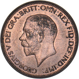 1934 Halfpenny - George V British Bronze Coin - Very Nice