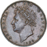 1826 Farthing - George IV British Copper Coin - Nice