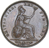 1826 Farthing - George IV British Copper Coin - Nice