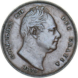 1834 Farthing - William IV British Copper Coin - Nice