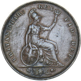 1834 Farthing - William IV British Copper Coin - Nice