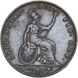 1840 Farthing - Victoria British Copper Coin - Nice