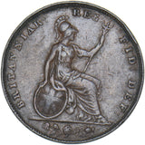 1856 Farthing - Victoria British Copper Coin - Nice