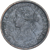 1863 Farthing - Victoria British Bronze Coin