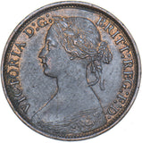 1867 Farthing - Victoria British Bronze Coin - Very Nice