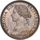 1873 Farthing - Victoria British Bronze Coin - Superb