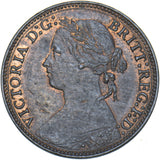 1879 Farthing - Victoria British Bronze Coin - Very Nice