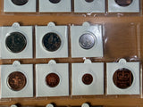 1971 - 1980 Proof Set Lot (9 Sets, All Coins Loose) - British Coins
