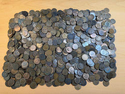 Bulk lot of 1000+ British 20th Century Farthing Coins - 3kg