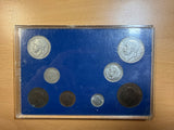 1936 British Year Type Set Halfcrown to Farthing - George V British Coins