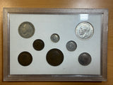 1936 British Year Type Set Halfcrown to Farthing - George V British Coins