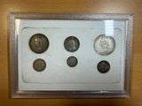 1887 British Type Set Halfcrown to Threepence - Victoria British Silver Coins