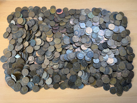 9.5kg of British Bronze Penny & Halfpenny Coins