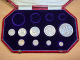 1902 Part Matt Proof Set (Silver Complete) - Edward VII Coins - Superb