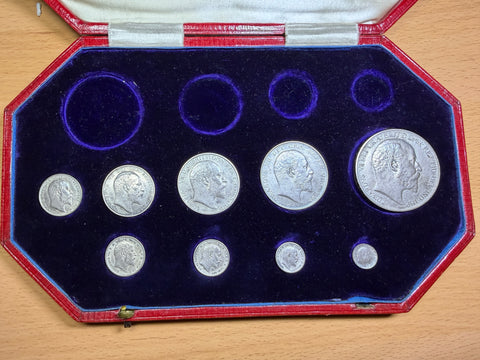 1902 Part Matt Proof Set (Silver Complete) - Edward VII Coins - Superb