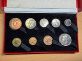 1950 Proof Set - George VI British Coins - Superb