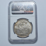 1887 Crown (NGC MS 61) - Victoria British Silver Coin - Superb
