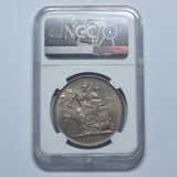 1887 Crown (NGC MS 62) - Victoria British Silver Coin - Superb