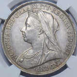 1895 LIX Crown (NGC MS 61) - Victoria British Silver Coin - Superb