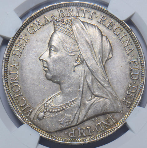 1895 LIX Crown (NGC MS 61) - Victoria British Silver Coin - Superb