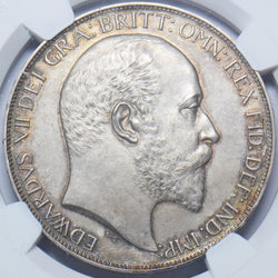 1902 Matt Proof Crown (NGC PF 62 Matte)- Edward VII British Silver Coin - Superb