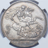 1902 Matt Proof Crown (NGC PF 62 Matte)- Edward VII British Silver Coin - Superb