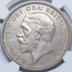 1932 Wreath Crown (NGC MS 62) - George V British Silver Coin - Superb